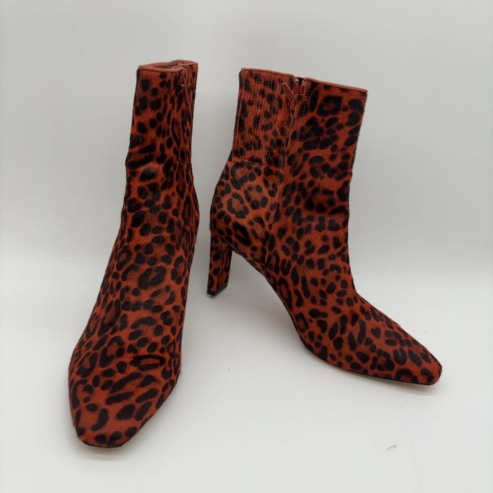 Charlotte Stone Leopard-Print Heeled Ankle Boots